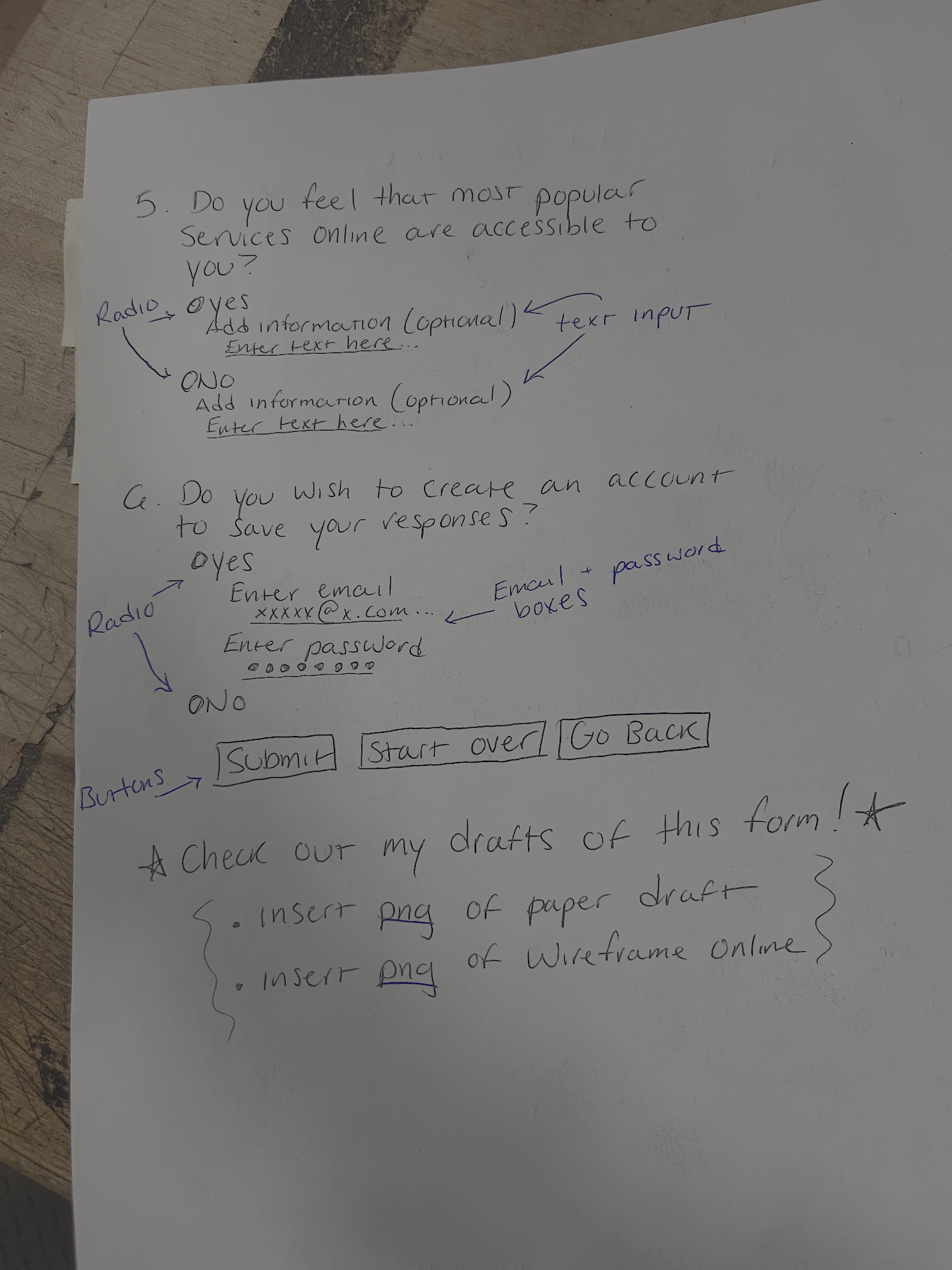 The back of the paper with more plans.