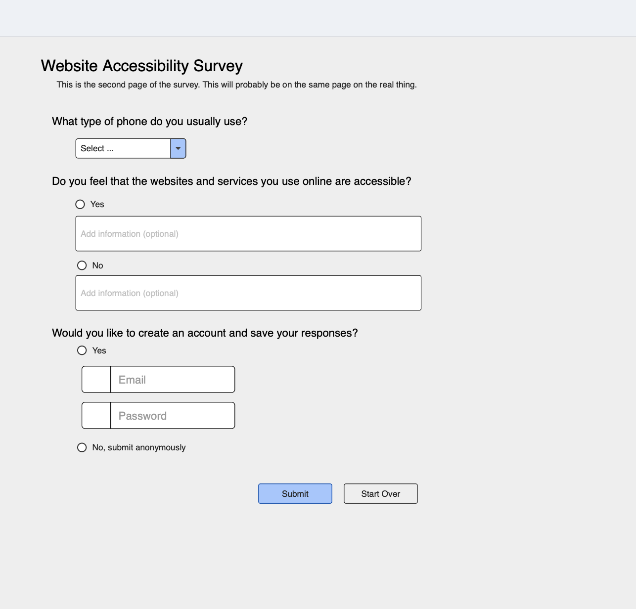 Another screenshot of a wireframe.